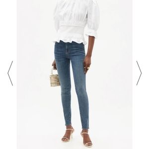 Brock James high-rise slim-leg jeans